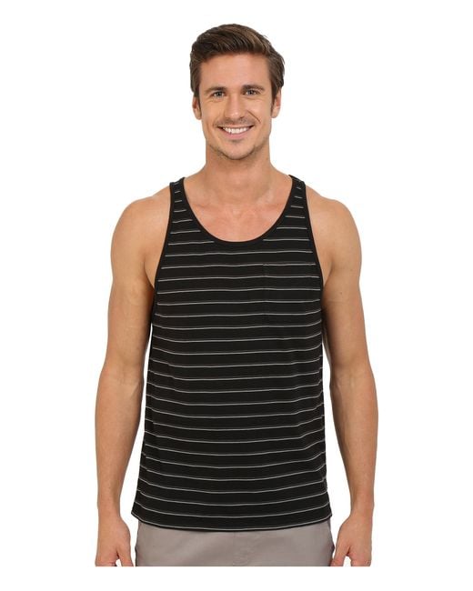 Shop by category Shop our extensive selection of tank tops for men with generous scoop necklines or browse through our sleeveless muscle tees with rib-knit crewnecks. Select from the wide variety of colors in your choice of solids or striking patterns such as sharp stripes.